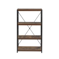 ACME Bob Bookshelf, Weathered Oak & Black