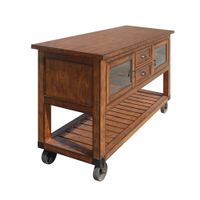 ACME Kadri Kitchen Cart, Distressed Chestnut