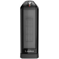 Lasko - 1500-Watt Portable Ceramic Heater for Tabletop or Floor - Black