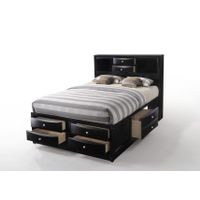 ACME Ireland Queen Bed w/Storage, Black