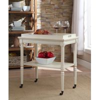 ACME Frisco Serving Cart, Antique White