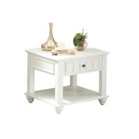 ACME Natesa End Table, White Washed