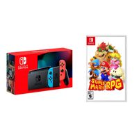 Nintendo - Switch 1.1 (Red/Blue) + Super Mario RPG BUNDLE