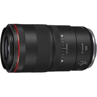Canon - RF100mm F2.8 L MACRO IS USM Telephoto Lens for EOS R-Series Cameras - Black