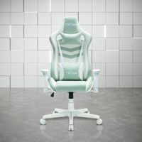 Ergonomic Pastel Gaming Chair, Mint