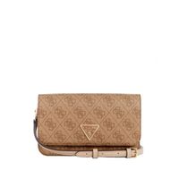 Guess Noelle Crossbody Wallet (Latte Log...