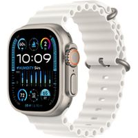 Apple Watch Ultra 2 GPS + Cellular 49mm Titanium Case with White Ocean Band - Silver