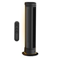 Vornado - ARA Oscillating Ambient Light Tower Fan with Remote, 40 Inch, Quiet Powerful fan, 5 Speeds, Touch Control - Black