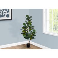 Artificial Plant - 49"H / Indoor Fiddle Tree In A 5" Pot