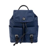 Tory Burch Virginia Flap Backpack (Navy)