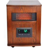 Lifesmart 6 Element Wood Cabinet Infrared Heater