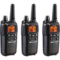 Midland - 30-Mile, 36-Channel FRS/GMRS 2-Way Radios (3-Pack) - Black