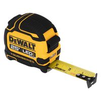 DeWalt - TOUGHSERIES 25ft Lighted Tape Measure