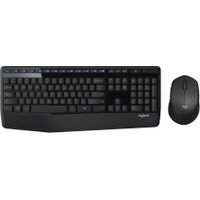 Logitech - MK345 Full-size Wireless Keyboard and Mouse Combo for PC, Laptop with Palm Rest - Graphite