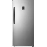 Insignia&trade; - 13.8 Cu. Ft. Garage Ready Convertible Upright Freezer with ENERGY STAR Certification - Stainless steel