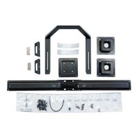 Ergotron mounting kit - for 2 LCD displays - black