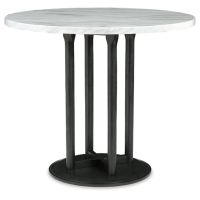 Two-tone Centiar Round Dining Room Counter Table