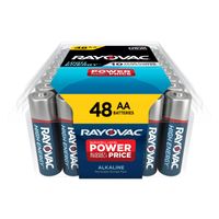 Rayovac - High Energy AA Batteries (48 Pack), Double A Alkaline Batteries