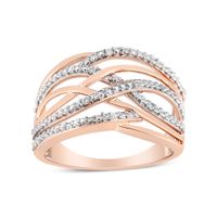 14K Rose Gold Plated .925 Sterling Silve...