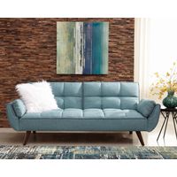 Caufield Biscuit-tufted Sofa Bed Turquoi...