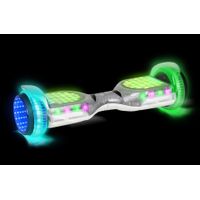 Hyper - Solo Max Light Up Electric Hoverboard Self-Balancing Scooter w/ 4Mi Range & 6mph Speed - Bluetooth Speaker - LED Lights - Multi