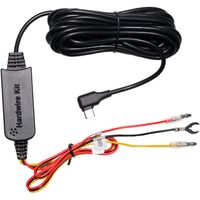 Cobra - USB-C with 2.5A Micro USB Adapter Hardwire Kit for Compatible Dash Cams and Devices - Black