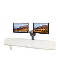Kensington SmartFit Dual Monitor Arm Mount mounting kit - for 2 LCD displays - dark gray