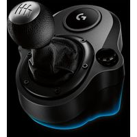 Logitech - Driving Force Shifter for Xbox Series XS, Xbox One, and PlayStation 4 & 5 - Black/Silver