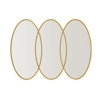 Eclipse Gold Trio Wall Mirror