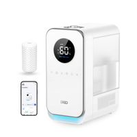 Dreo - 1.3G Smart Cool Mist Humidifier with Oil Diffuser & Nightlight. Quiet, Ideal for Baby Nursery and Home Comfort - White