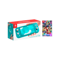 Nintendo Switch Lite Turquoise + Mario Kart 8 Deluxe Bundle