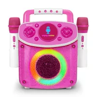 Mini Sparkle Karaoke Machine Pink