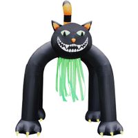 10-Ft. Tall Pre-lit Inflatable Black Cat...