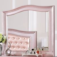 Contemporary Mirror in Rose Gold