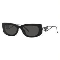 Prada Sunglasses (PR14YS-1AB5S0, Black/D...