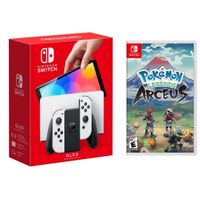 Nintendo - Switch OLED White + Pokémon A...