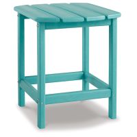 Turquoise Sundown Treasure Rectangular End Table