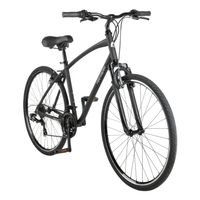 Barron Comfort Hybrid Bike - 7 Speed Matte Black