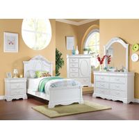 ACME Estrella Twin Bed, White