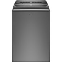 Whirlpool - 5.2 Cu. Ft. High Efficiency Smart Top Load Washer with 2 in 1 Removable Agitator - Chrome Shadow