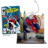 McFarlane Toys - Marvel Spider-Man 1:6th Scale 11.7" Posed Figure with Scene & Comic (Based on The Amazing Spider-Man #301)
