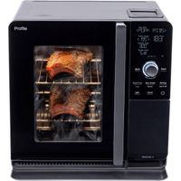 GE Profile - Smart Indoor Smoker - Black