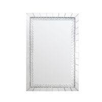 ACME Nysa Accent Mirror, Mirrored & Faux Crystals