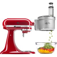 KitchenAid - KSM2FPA Food Processor Attachment Kit with Commercial Style Dicing - Silver