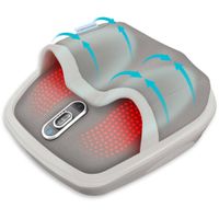 Homedics - Shiatsu Air Max Foot Massager - Gray