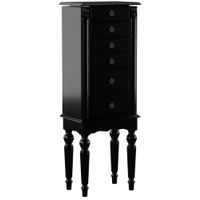 Brenna Jewelry Armoire Black