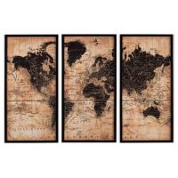 Tan/Black Pollyanna Wall Art Set (3/CN)