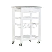 Ravenel Kitchen Island With White