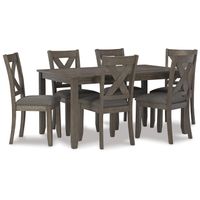 Caitbrook Rectangular Dining Room Table Set (7/CN)