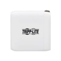 Tripp Lite USB C Wall Charger Dual-Port Compact - GaN Technology 40W PD Charging (20W+20W or 30W) White power adapter - 2 x USB-C - 40 Watt